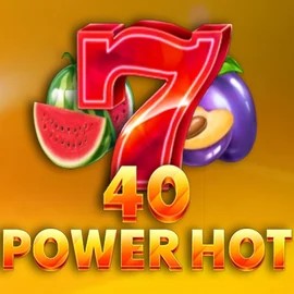 Official Slots logo: 40 Power Hot by Amusnet Interactive at Rocket Riches Casino