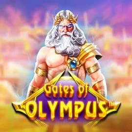 Gates of Olympus game by Pragmatic Play – logo hosted on Rocket Riches Casino