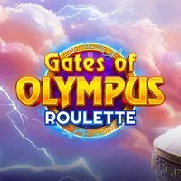 Gates of Olympus Roulette slot logo by Pragmatic Play at Rocket Riches Casino