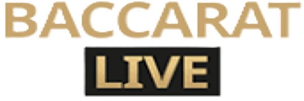 Live Baccarat logo by Evolution at Rocket Riches Casino