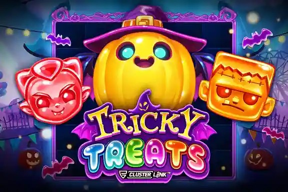 Tricky Treats game by Push Gaming – logo hosted on Rocket Riches Casino